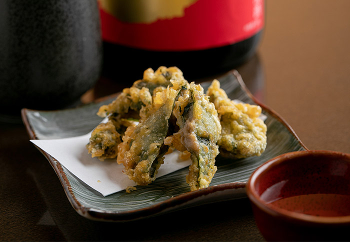 カニ味噌の天ぷら